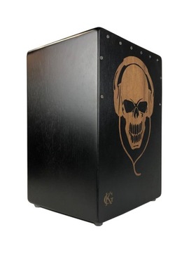KG Cajon BSP FMS Large Skull Flamenco Multi String 8+8