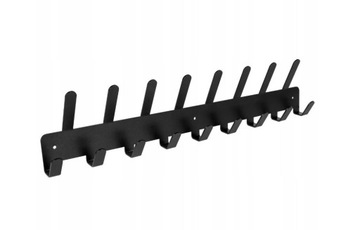 SCIENNY WIESZAK WISZĄCY METALOWY LOFT WIESZAK NA UBRANIA KLUCZE 50cm 17HACZ