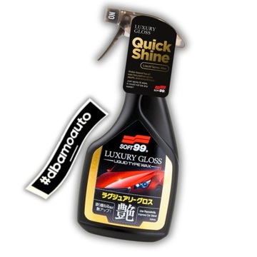 SOFT99 LUXURY GLOSS QUICK DETAILER DO LAKIERU AUTA POŁYSK OCHRONA 0,5L