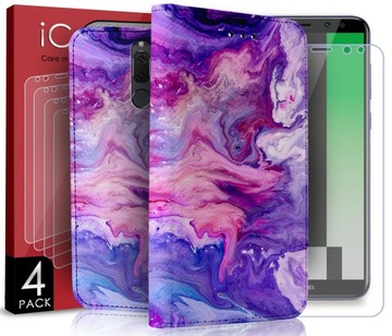 ETUI MARKOWE DO HUAWEI MATE 10 LITE WZORY + SZKŁO