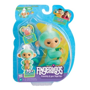 Figurka interaktywna Fingerlings Małpka Zielono
