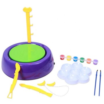 Творческий набор «Гончарный круг» с глиняными красками