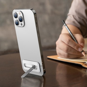 Baseus Складной поворотный держатель для телефона, белый