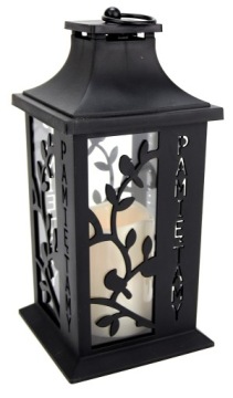 ZNICZ LED LAMPION Z ŚWIECZKĄ LED WYSOKA LATARENKA PAMIĘTAMY dla mamy TATY