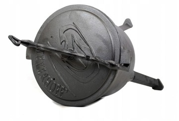 KOCIOŁEK MYŚLIWSKI 8L ŻELIWNY Promocja HIT