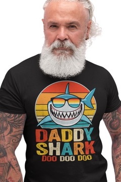 KOSZULKA PREZENT DLA TATY DZIEŃ OJCA DADDY SHARK
