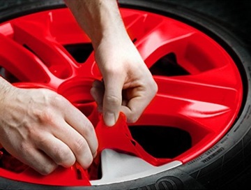 ЖИДКАЯ РЕЗИНОВАЯ КРАСКА ФОЛЬГА 1 Л ОТЛАДАЮЩАЯСЯ КРАСКА RAL НЕОН 0400 РОЗОВАЯ МАТОВАЯ