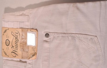 WRANGLER spodnie LOW white slim MOLLY _ W30 L34