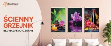 EasyHeater Инфракрасная нагревательная панель с регулятором орхидеи 430 Вт