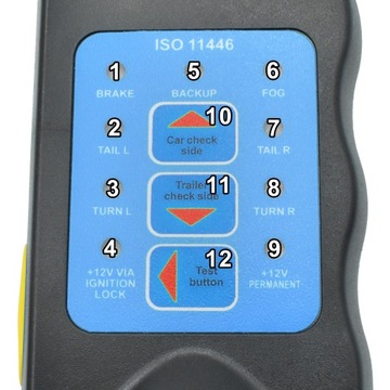 ТЕСТЕР РАЗЪЕМА РАЗЪЕМА 13-ПОНЯТНОГО ISO 13-ПОНЯТНОГО КРЮКА ПРИЦЕПА