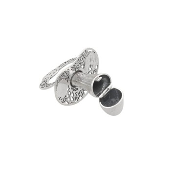 Smoczek otwierany na ząbek srebro