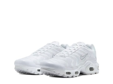 Buty Dziecięce Nike CW7044100 AIR MAX PLUS (GS) Białe 39