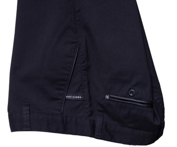 Мужские брюки чинос черные гладкие, размер 90 см, L:32.