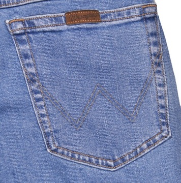 WRANGLER spodnie STRAIGHT blue jeans REGULAR FIT _ W38 L30