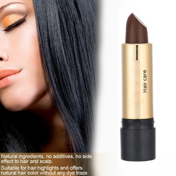 Натуральная временная краска для волос, чехол-ручка, белый RY