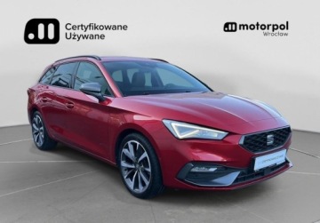 Seat Leon IV Sportstourer 2.0 TSI 190KM 2022 Seat Leon Sportstourer FR Pakiety, FV 23, GPS, Ambiente, ACC, Kassy, Wirt, zdjęcie 12