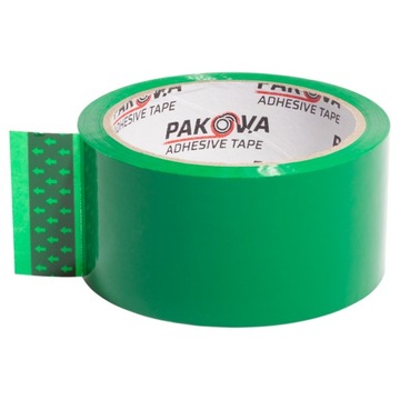 Taśma Pakowa ZIELONA 48/50y Taśma Kolorowa PAKOVA