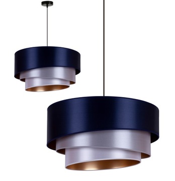 Lampa Wisząca Sufitowa Żyrandol Abażur TRIO E27