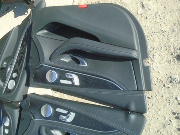 MERCEDES W213 СЕДАН ДВЕРИ БОКОВЫЕ ПЕРЕДНИЕ ЗАДНИЕ ОБИВКА