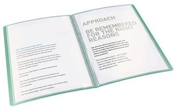 Альбом предложений Esselte Color Breeze, А4, 80 рубашек, зеленый, 626238