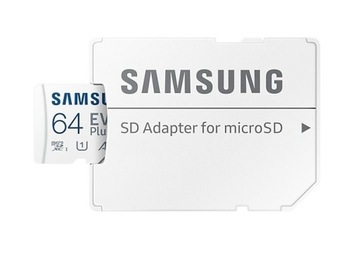 КАРТА ПАМЯТИ SAMSUNG EVO PLUS 64 ГБ SDXC 100 Мбит/с