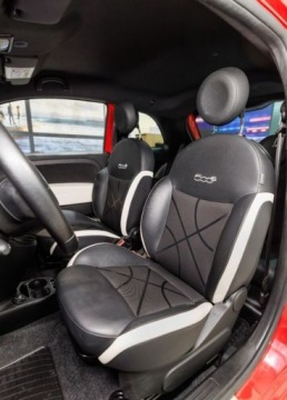 Fiat 500 II Seria 4 1.2 69KM 2017 Fiat 500 1.2 Lounge Dualogic 1.2 Benzyna 69KM, zdjęcie 5