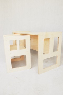 Krzesełka, stolik dla dzieci. Montessori system