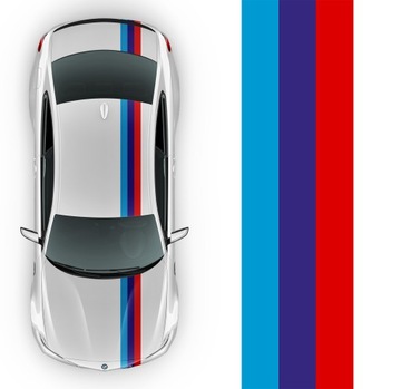 PASY na samochód WZÓR BMW 15x100 cm DRUK