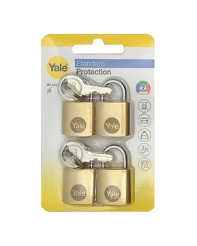 4 kłódki Yale Y110B/20/111/4 system jednego klucza