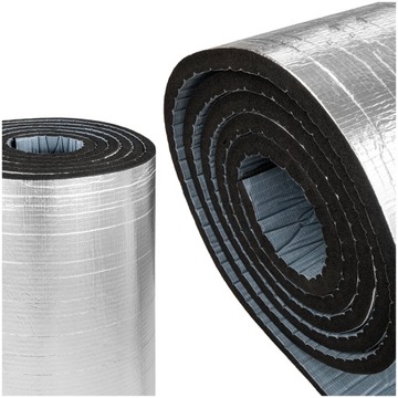 Коврик поролоновый, звукоизоляция, теплоизоляция, самоклеющийся рулон 19мм.