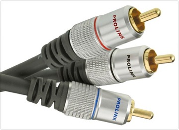КАБЕЛЬ САБВУФЕРА Y 1RCA - 2RCA PROLINK 10м