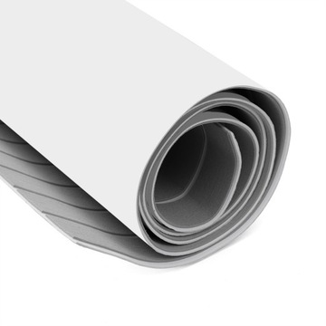 Противоскользящие коврики из пеноматериала Eva Teak Серый + Белый