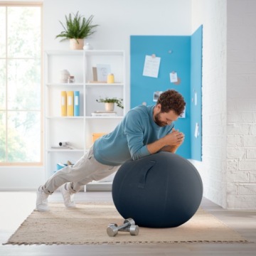 Leitz Ergo Cosy шар для сидения 65см серый