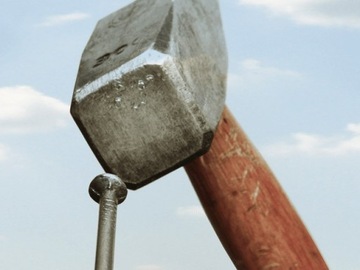 СТРОИТЕЛЬНЫЙ МОЛОТОК 1 кг Ручная ковка PL