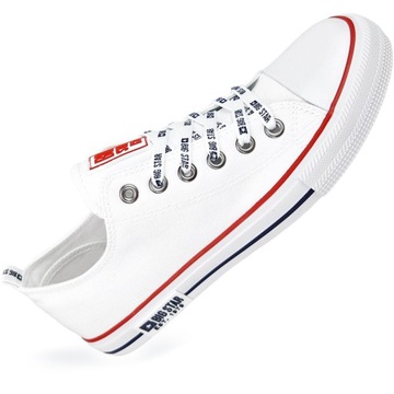 trampki męskie białe materiałowe Big Star KK174048