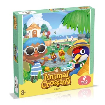 Puzzle ZWIERZĘTA dla Dzieci 500 Elementów ZABAWNE!
