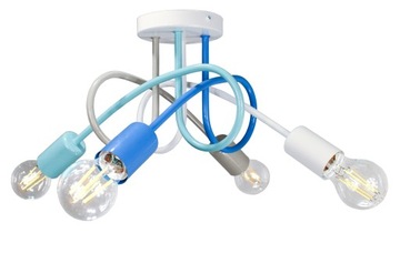 Żyrandol lampa sufitowa wisząca EDISON lampy do pokoju dziecka loft led