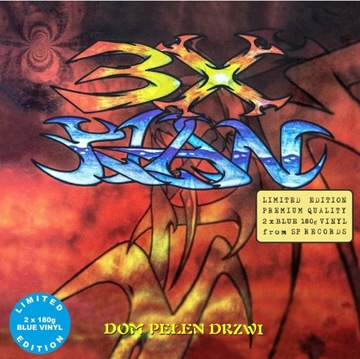 3-X-KLAN - DOM PEŁEN DRZWI [2LP] BLUE VINYL