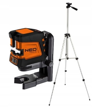 Laser krzyżowy 20M zielony NEO TOOLS+ STATYW+ETUI