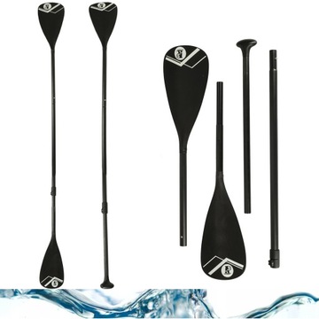 WIOSŁO KAJAKOWE DO DESKI SUP 2w1 SKŁADANE ALUMINIOWE REGULOWANE 175-220cm