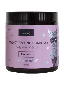 LAQ KOCICA PEELING W MUSIE MYJĄCY DO CIAŁA PIWONIA 200ml