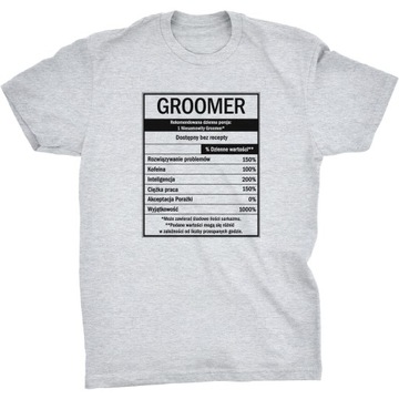 Etykieta GDA Groomer Koszulka Dla Groomera