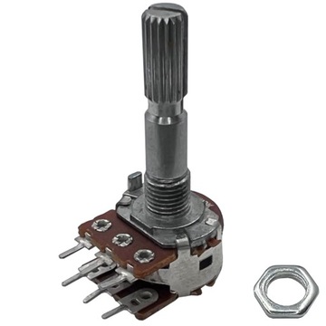 Nowy Potencjometr stereo 2x47k M+N MN 2x50k UNITRA