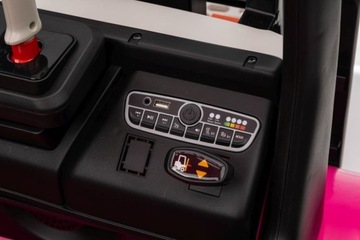 ВИЛОЧНЫЙ ПОГРУЗЧИК АККУМУЛЯТОРНЫЙ АВТОМОБИЛЬ XMX638 РОЗОВЫЙ