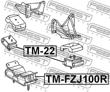 FEBEST TM-22 LOŽISKO MOTORU