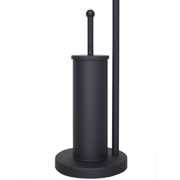 ЧЕРНАЯ ПОДСТАВКА ДЛЯ БУМАЖНОЙ КОВРИКИ ДЛЯ ЩЕТКИ ДЛЯ ТУАЛЕТА