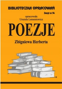 Opracowanie lektury Poezje Zbigniewa Herberta