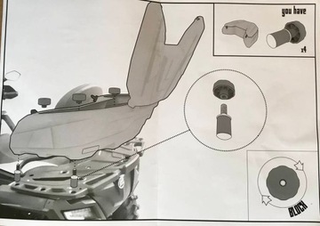Передний чехол для CF MOTO Cfmoto 800 850 1000 ATV GKA Cfmoto CF Moto