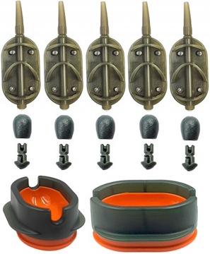 ZESTAW 5x Podajnik ARC 50g SZYBKOZŁĄCZKA + FOREMKA