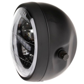 Светодиодный передний фонарь Chopper Cafe Racer Bobber Scrambler, омологация мотоцикла